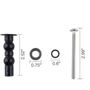 Tornillo de bisagra para asiento de inodoro compatible con