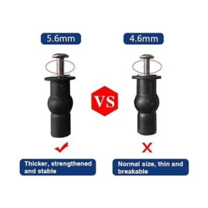 Tornillos para tapa de inodoro 4 unidades de tornillos de_2
