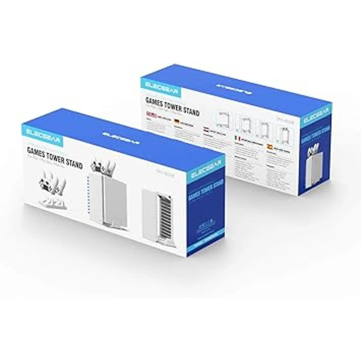 Torre de disco de juegos soporte vertical cargador dual_6