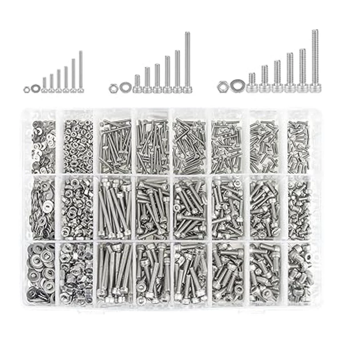 Tornillos y arandelas de acero inoxidable 304 1200_2