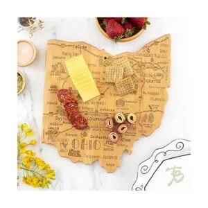 Totally Bamboo Destination Ohio State Tabla de servir y_2