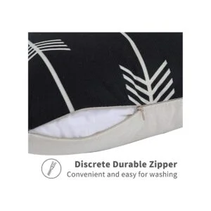 Tosewever Juego de 4 fundas cuadradas decorativas para