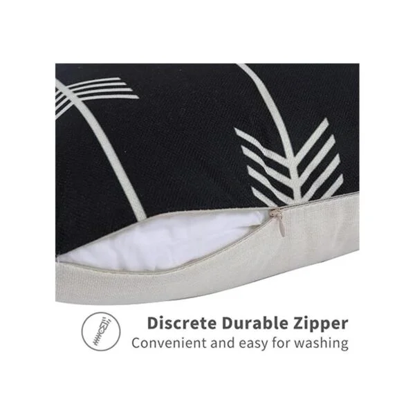 Tosewever Juego de 4 fundas cuadradas decorativas para