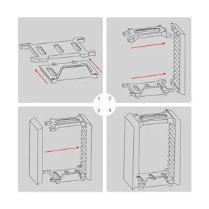 Torre de disco de juegos soporte vertical cargador dual_5