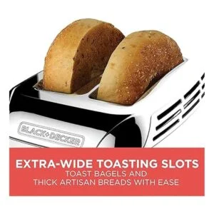 Tostadora para 2 rebanadas BLACKDECKER tostado rápido_5