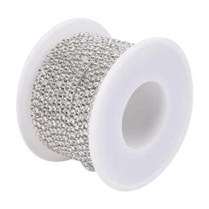 Tosnail Cadena de diamantes de imitación de 21.8 yardas