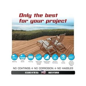 Tornillos de acero inoxidable.