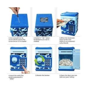 Totola Alcancía electrónica para niños diseño de_5