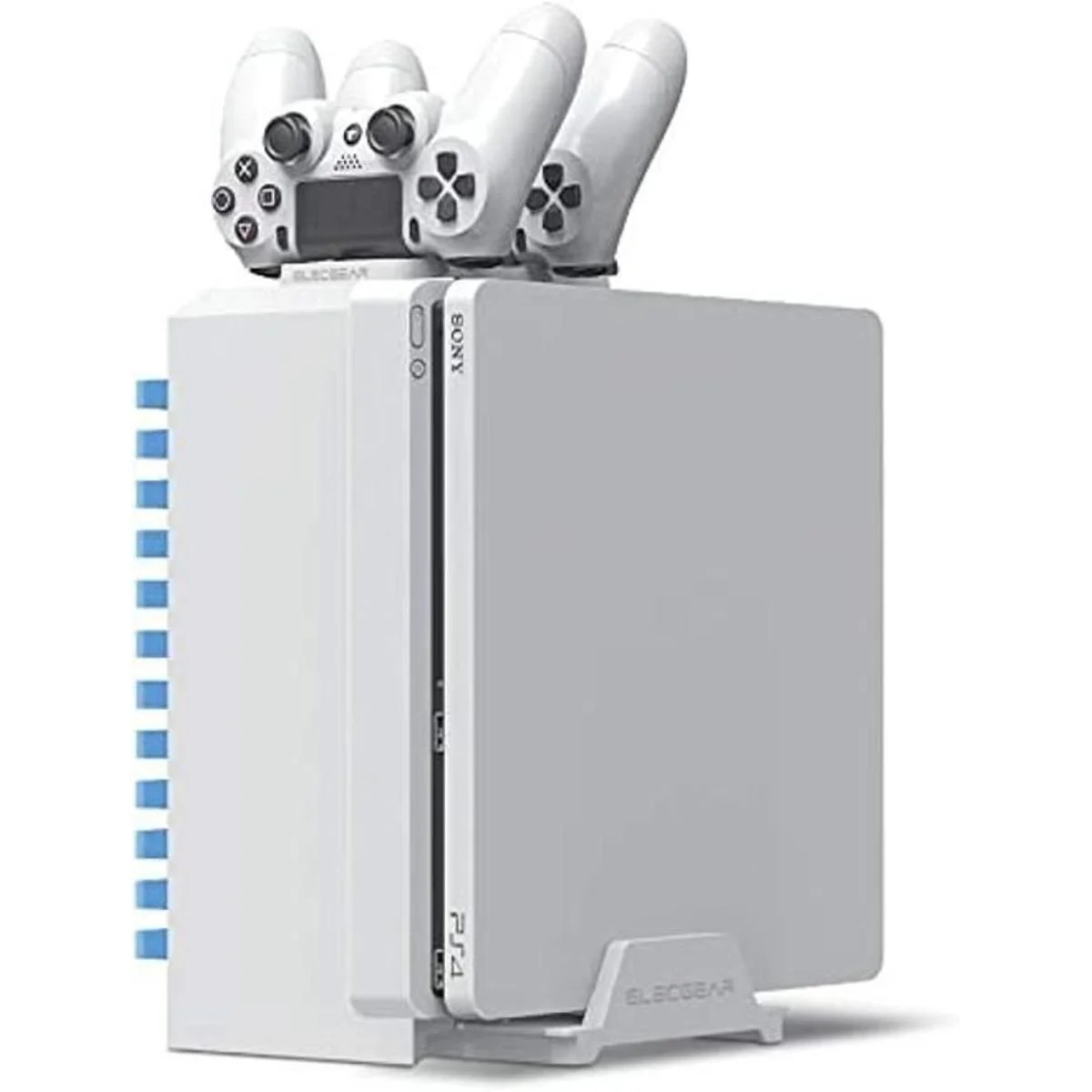 Torre de disco de juegos soporte vertical cargador dual_1