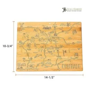 Totally Bamboo Destination Colorado Tabla de servir y_6