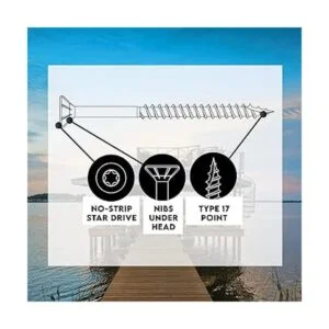 Tornillos de acero inoxidable.