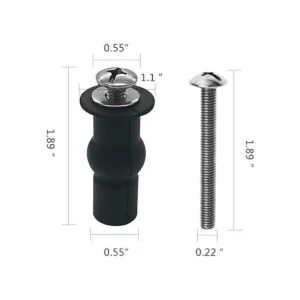 Tornillos para tapa de inodoro 4 unidades de tornillos de_3