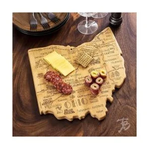 Totally Bamboo Destination Ohio State Tabla de servir y_5