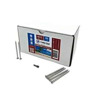 Tornillos de acero inoxidable.