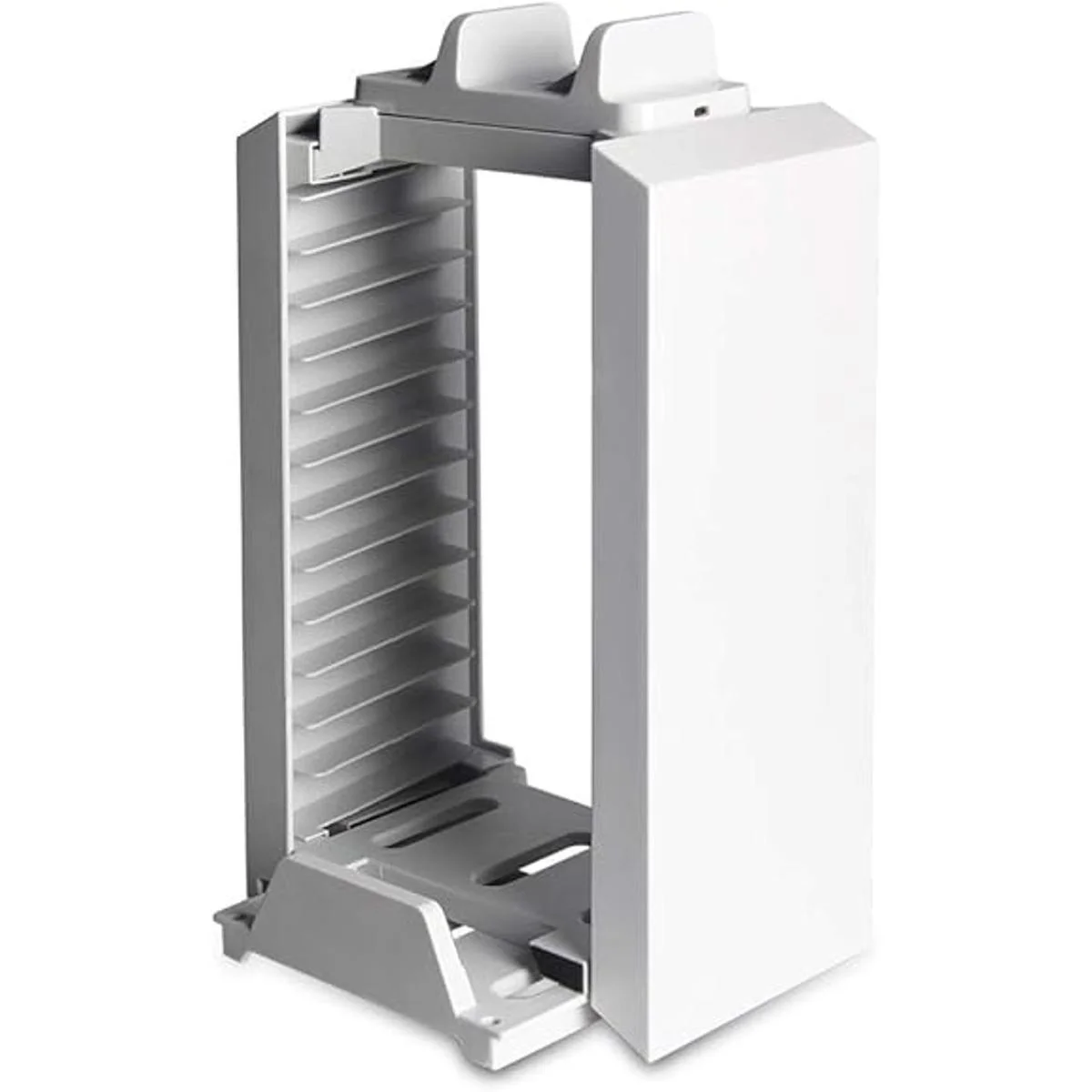 Torre de disco de juegos soporte vertical cargador dual_2