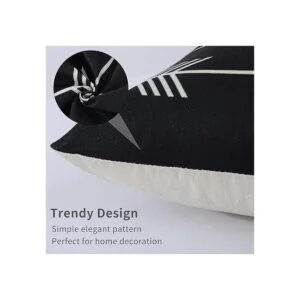 Tosewever Juego de 4 fundas cuadradas decorativas para