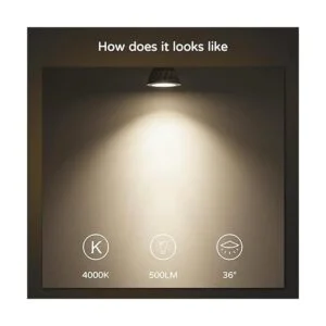 Torkase Paquete de 6 bombillas LED regulables MR16 base_4