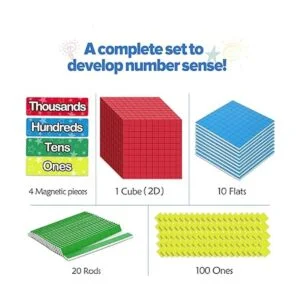 Torlam 131 piezas de base magnética de diez bloques_4