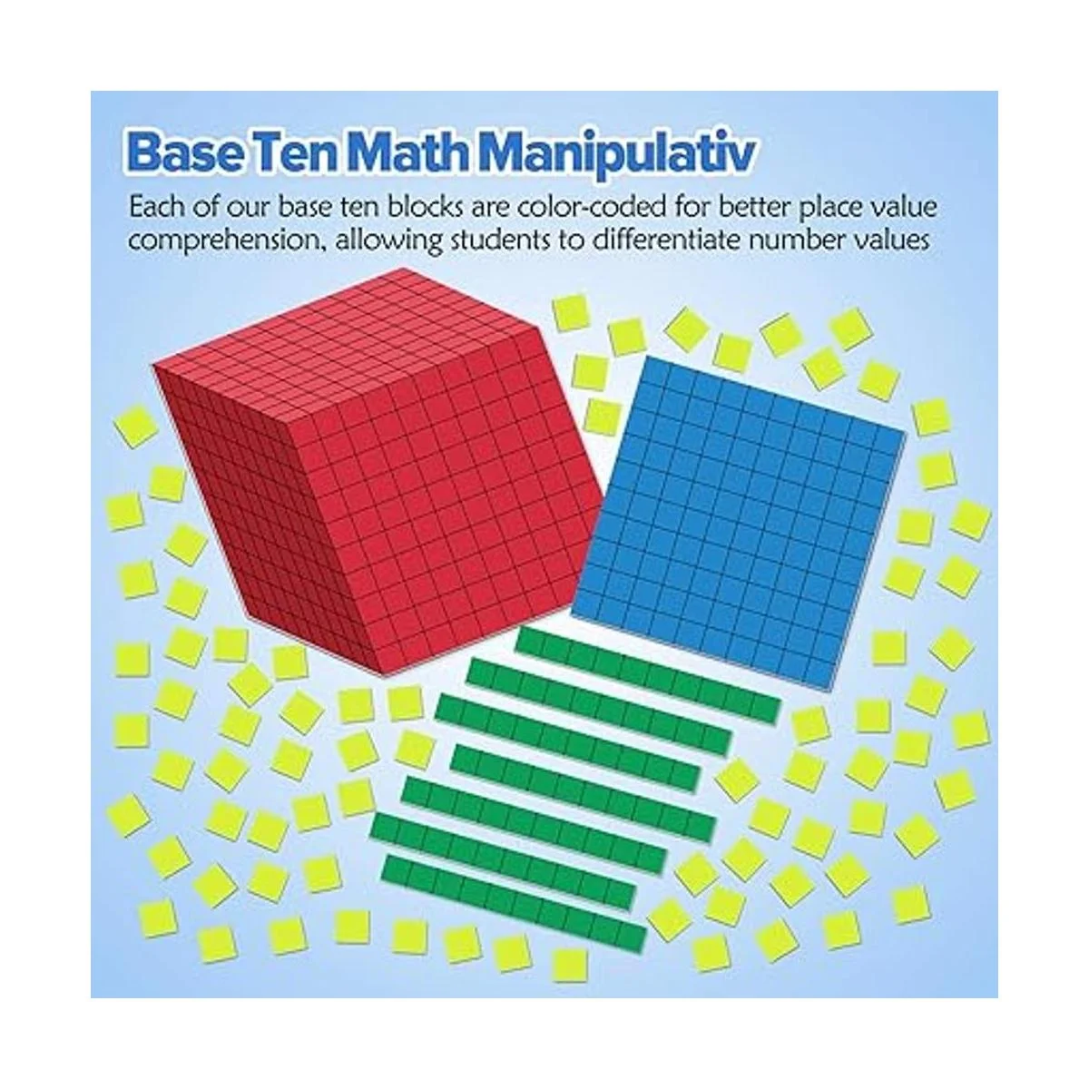 Torlam 131 piezas de base magnética de diez bloques_6