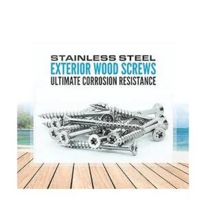 Tornillos de acero inoxidable.