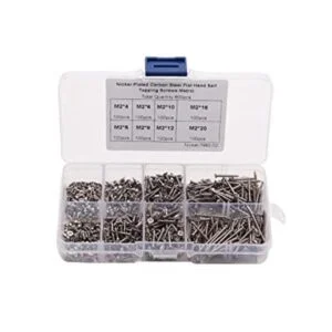 Tornillos autoperforantes de cabeza plana de acero al_1