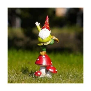 Topadorn Estatua de gnomo de huerto decoración de