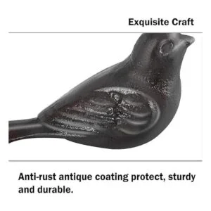 Tope de puerta decorativo de hierro fundido tope de