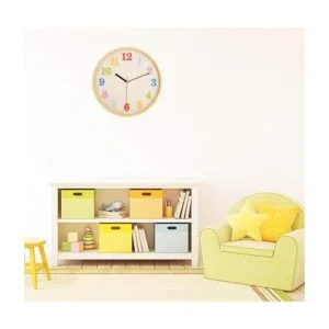 Topkey Reloj de pared de aspecto de madera de 12 pulgadas