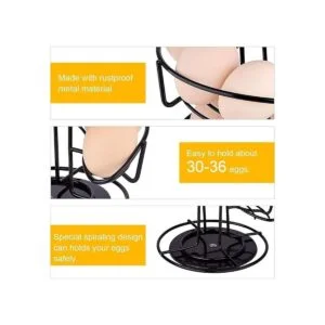 Toplife. Soporte de acero inoxidable diseño en espiral._6