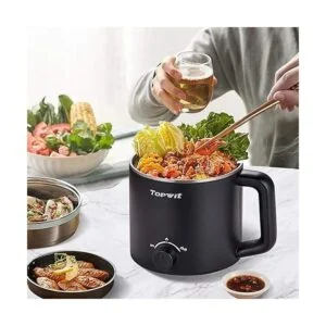 Topwit Olla eléctrica caliente mini olla de ramen olla_2