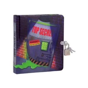 Top Secret Diario de cerradura y llave para niños_4