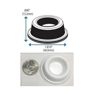 Topes de goma para puerta paquete de 4 color blanco_3