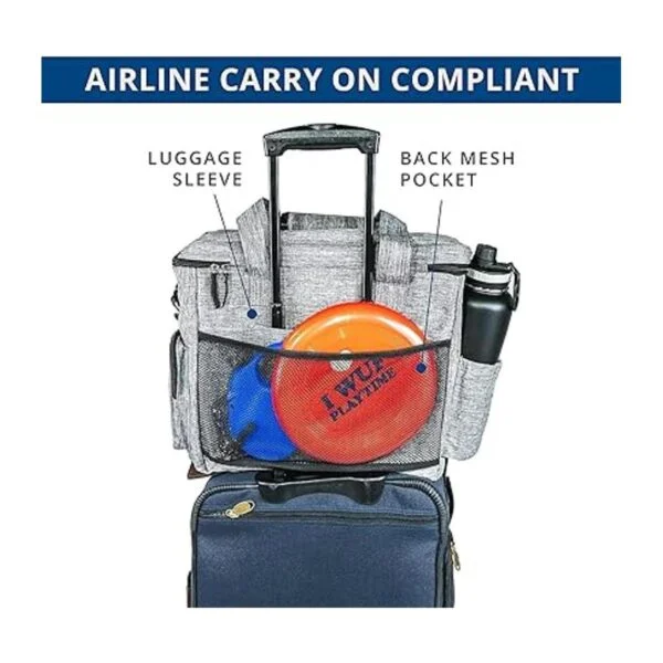 Top Dog Pet Gear Bolsa de viaje gris para suministros