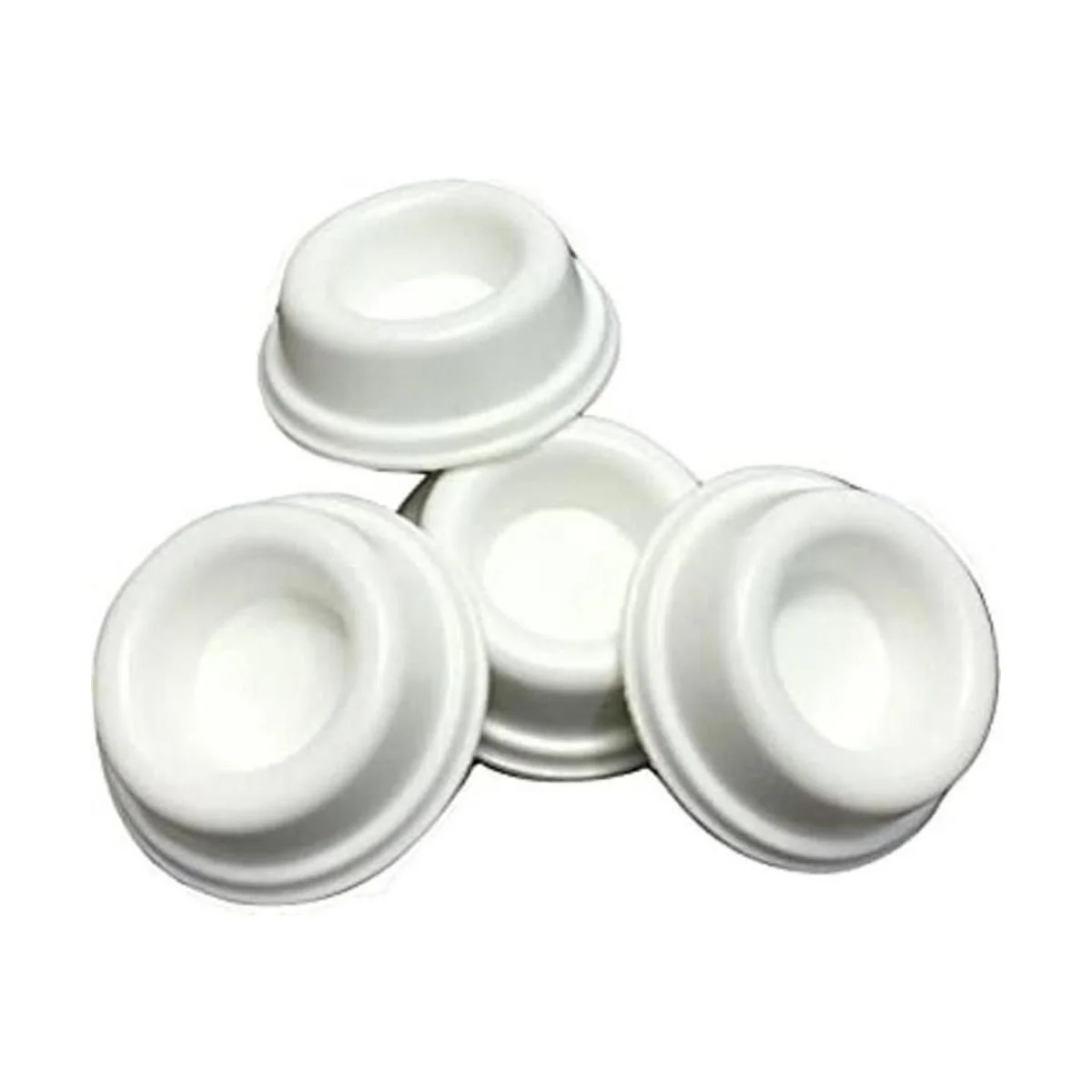 Topes de goma para puerta paquete de 4 color blanco_1