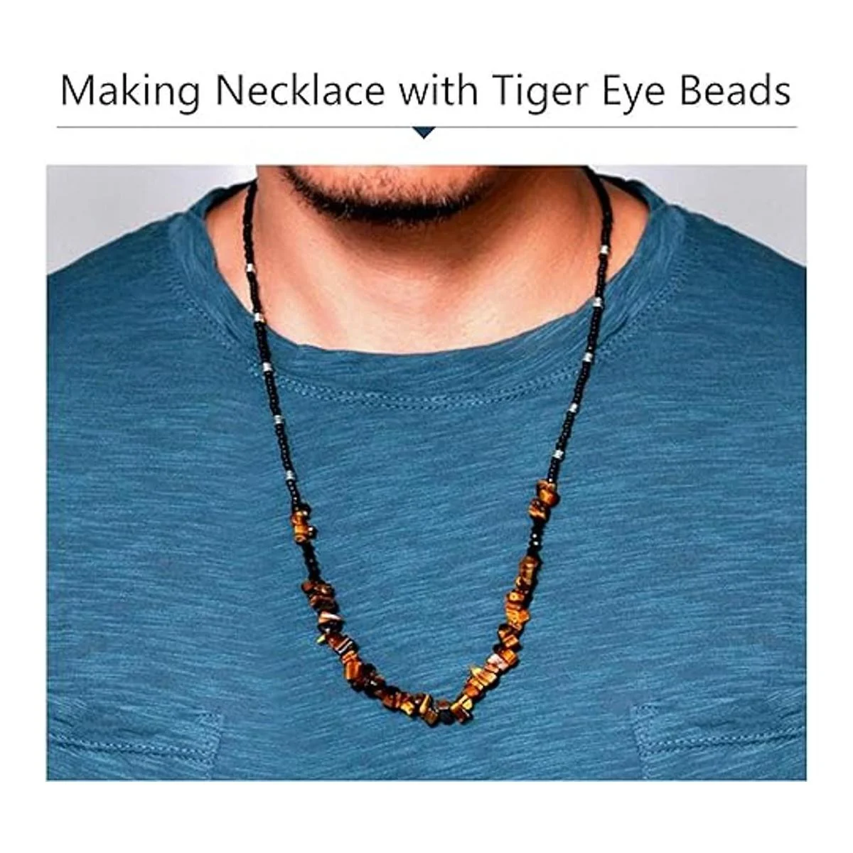 Topwon Juego de 750 cuentas de piedras preciosas para_4