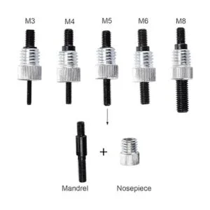 Toprema Juego de 126 piezas de tuercas remachadas ciegas