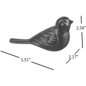 Tope de puerta decorativo de hierro fundido tope de