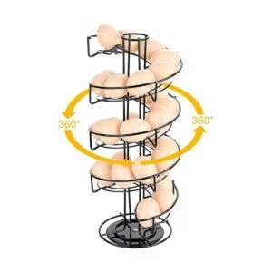 Toplife. Soporte de acero inoxidable diseño en espiral._3