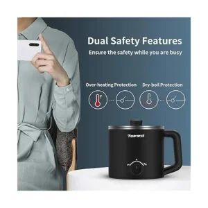 Topwit Olla eléctrica caliente mini olla de ramen olla_5