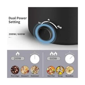 Topwit Olla eléctrica caliente mini olla de ramen olla_3