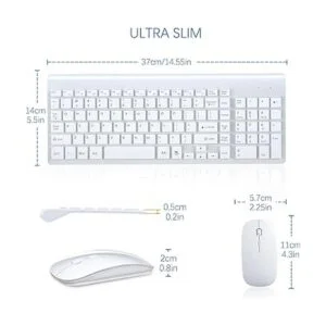 Topmate mouse USB inalámbrico ultradelgado portátil y_6