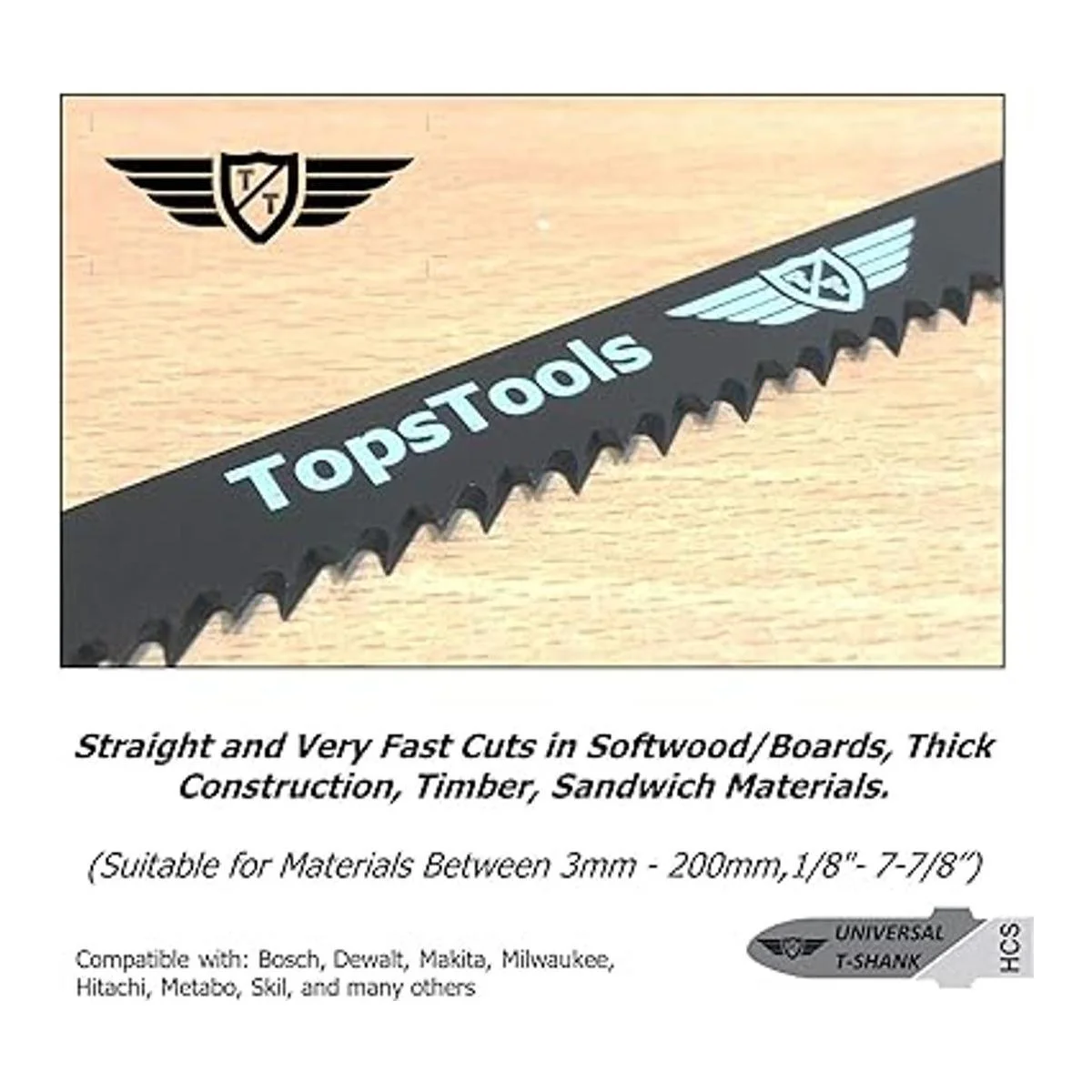 TopsTools JSTT1044D T1044D Hojas de sierra de corte de_2
