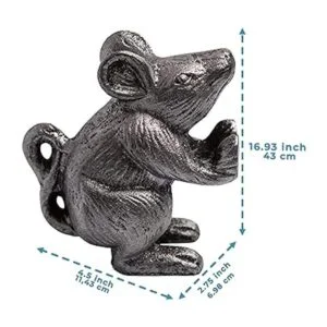 Tope decorativo para puerta de hierro fundido diseño de_5