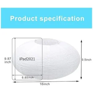 TopAAA Farol redondo de papel blanco de 16 pulgadas_4