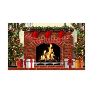 Topfunyy Guirnalda navideña con diseño de copo de nieve_2