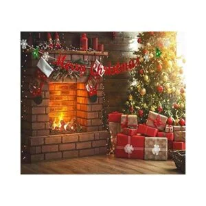 Topfunyy Guirnalda navideña con diseño de copo de nieve_3