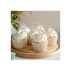 Topoox Paquete de 40 anillos de compromiso de diamantes de_4