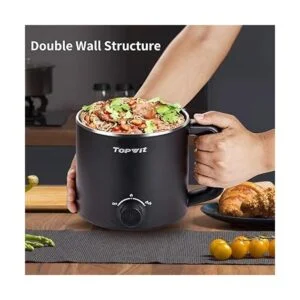 Topwit Olla eléctrica caliente mini olla de ramen olla_4