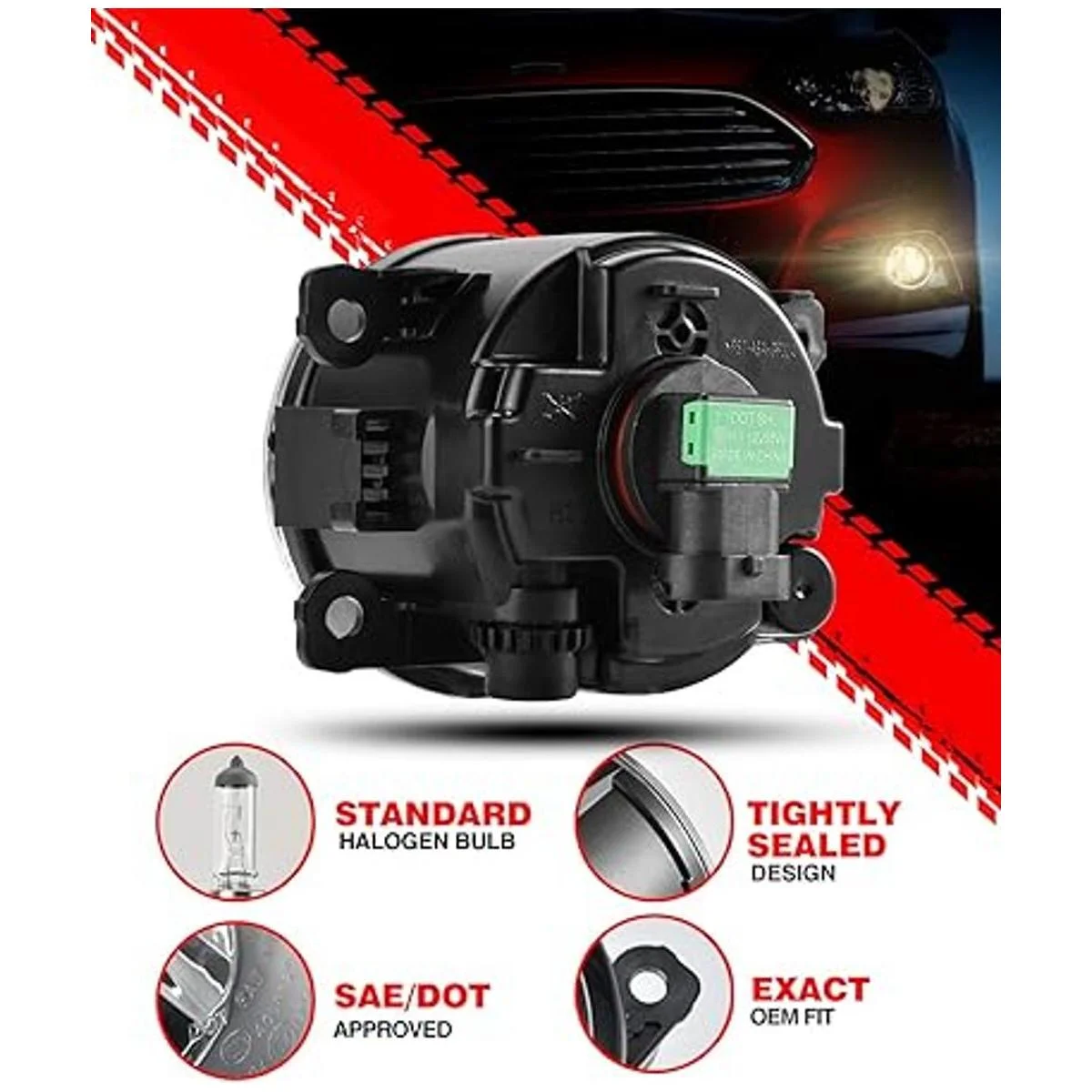 Torchbeam Conjunto de luz antiniebla para 33900STKA11_3