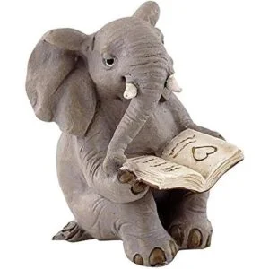 Top Collection Libro de lectura de elefante de jardín en_1